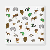 Wilde dieren Magnet (Voorkant)