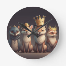 Wilde dieren met kronen