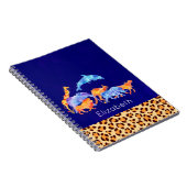 Wilde dieren met luipaard notitieboek (Rechterzijde)