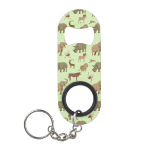 Wilde dieren mini flessenopener