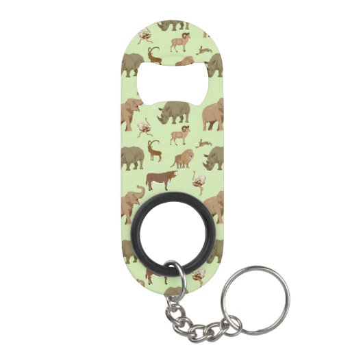 Wilde dieren mini flessenopener (Achterkant)