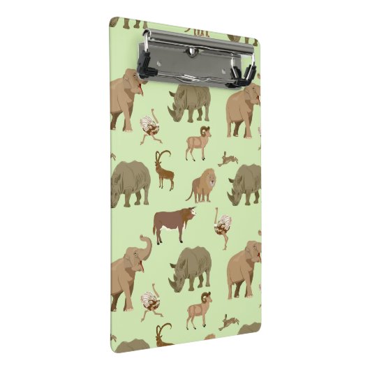 Wilde dieren mini klembord (Schuin)