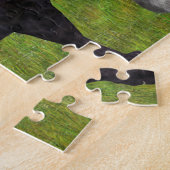 Wilde dieren, Oerwoud, dierlijke collage Legpuzzel (Zijkant)