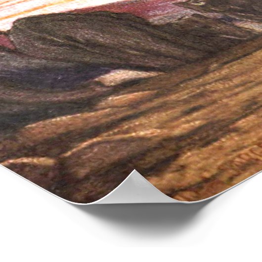 wilde dieren, olifant van Louis Sargent Poster (Hoek)