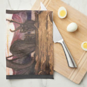  wilde dieren, olifant van Louis Sargent Theedoek (Quarter Fold)