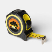 Wilde dieren op de Afrikaanse Savanna Sunset Rolmaat (Hoek)