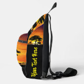 Wilde dieren op de Afrikaanse Savanna Sunset Sling Bag (Rechts)