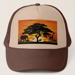 Wilde dieren op het Savannah Sunset-Pet Trucker Pet
