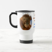 Wilde dieren opslaan ~ orangutans opslaan reisbeker (Links)