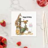 Wilde dieren Papier servetten (Insitu)