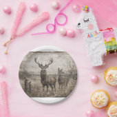 Wilde dieren papieren bordje (Feest)