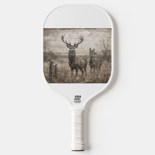Wilde dieren pickleball paddle (Voorkant)