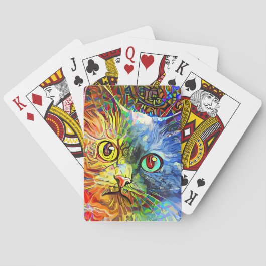 wilde dieren pokerkaarten (Achterkant)
