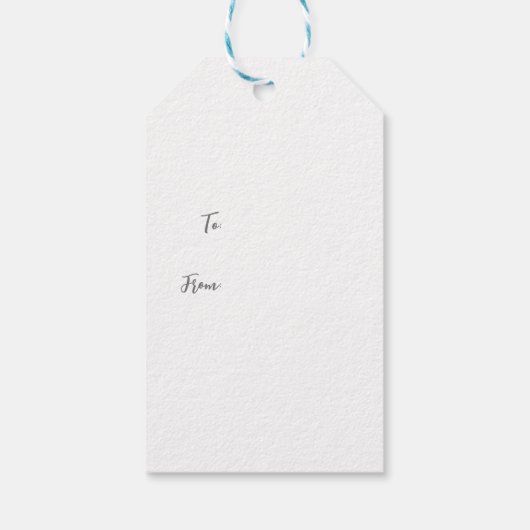 Wilde dieren Possum Cadeaulabel (Achterkant)