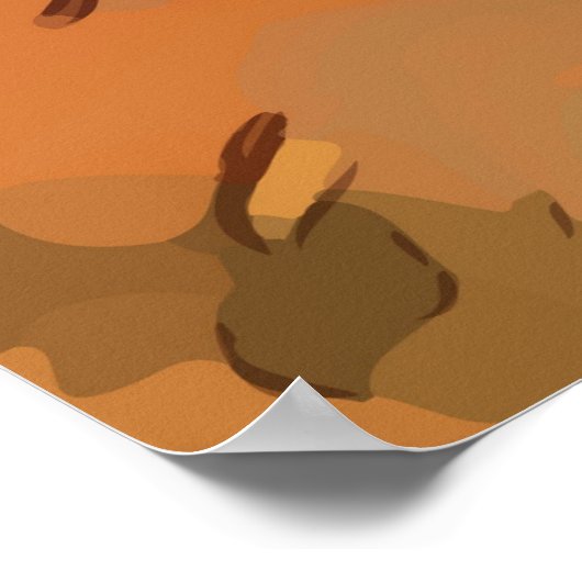 Wilde dieren poster (Hoek)