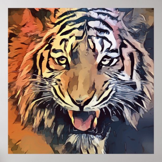 Wilde dieren poster (Voorkant)