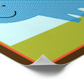 Wilde dieren Rhinoceros Rhino Art Poster (Hoek)