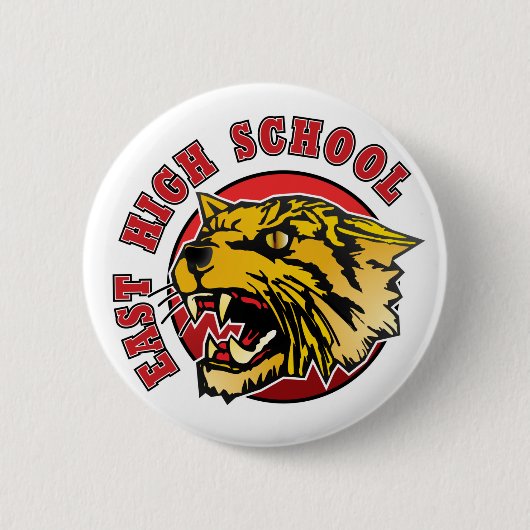wilde dieren ronde button 5,7 cm (Voorkant)