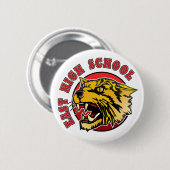 wilde dieren ronde button 5,7 cm (Voorkant /achterkant)