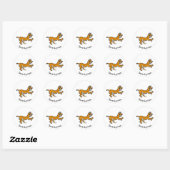 Wilde dieren - Save LYNXES - Wildlife - Ronde Sticker (Vel)