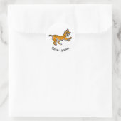 Wilde dieren - Save LYNXES - Wildlife - Ronde Sticker (Tas)