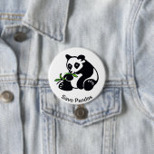 Wilde dieren - Save PANDAS - wildlife Ronde Button 7,6 Cm (In situ)
