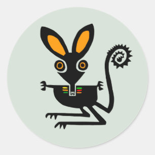 Wilde dieren - Schattige BILBY - Wildlife warrior Ronde Sticker