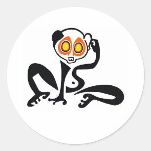 Wilde dieren - Schattige Slow LORIS - Sticker