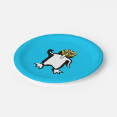 Wilde dieren - Schattigee Pinguïn - Dierenvriend - Papieren Bordje (Gekanteld)