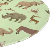 Wilde dieren snijplank (Hoek)