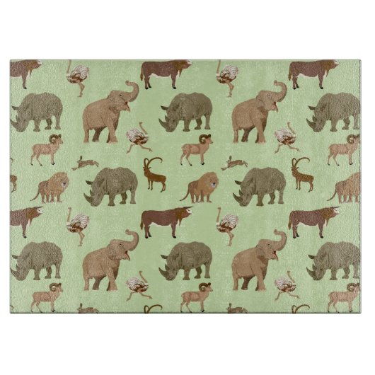 Wilde dieren snijplank (Voorkant)