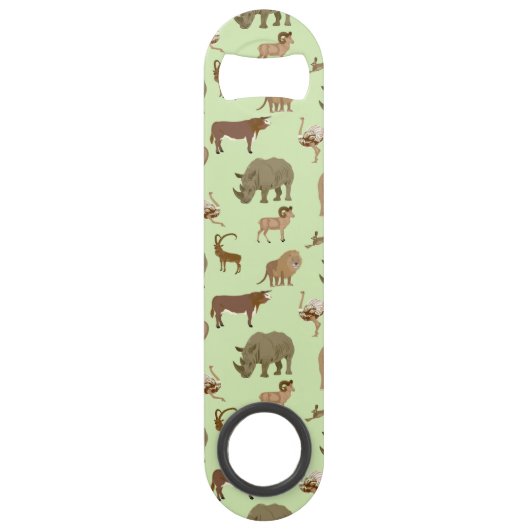 Wilde dieren speed flessenopener (Achterkant)