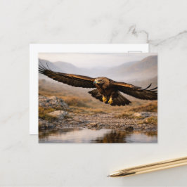 Wilde dieren Steenarend Schotse Hooglanden Briefkaart