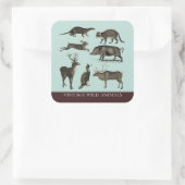  wilde dieren Sticker (Tas)