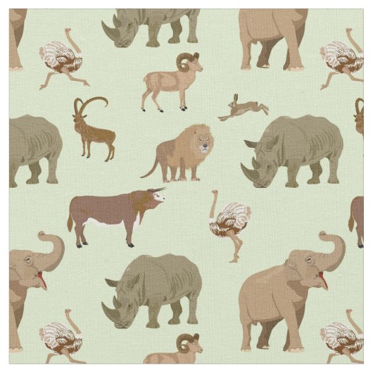 Wilde dieren stof (Close Up)