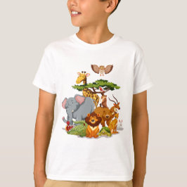 Wilde dieren t-shirt