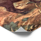  wilde dieren, tapirs van Winifred Austen Poster (Hoek)