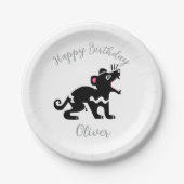 Wilde dieren - Tasmaanse DEVIl - Verjaardag - Fees Papieren Bordje (Voorkant)