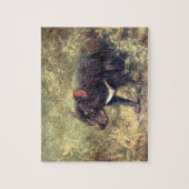 wilde dieren, Tasmaanse duivel van CE Swan Legpuzzel (Verticaal)