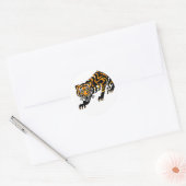 Wilde dieren - TIJGER -Natuur- Azië - Wildlife Ronde Sticker (Envelop)