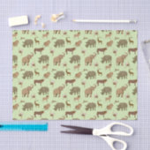 Wilde dieren tissuepapier (Craft)