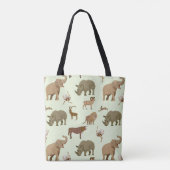 Wilde dieren tote bag (Achterkant)