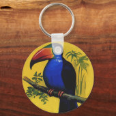  wilde dieren, tropische aanraking in de boom sleutelhanger (Voorkant)