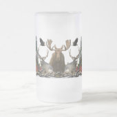 Wilde dieren uit Noord-Amerika Matglas Bierpul (Center)