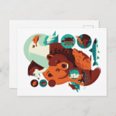 Wilde dieren V.09 Briefkaart (Voorkant / Achterkant)