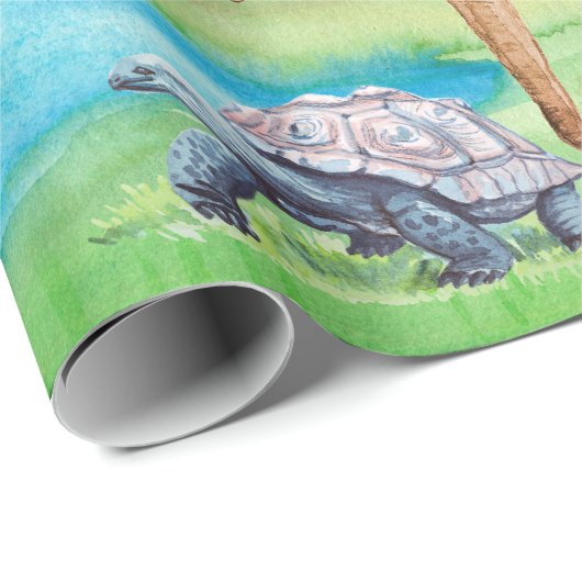 Wilde dieren van Afrika op de achtergrond van de s Cadeaupapier (Rol Hoek)