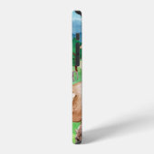 Wilde dieren van Afrika op de achtergrond van de s iPhone Hoesje (Linkerkant)
