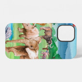 Wilde dieren van Afrika op de achtergrond van de s iPhone Hoesje (Achterkant horizontaal)