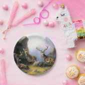 Wilde dieren van de Der Familie Papieren Bordje (Feest)