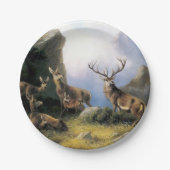 Wilde dieren van de Der Familie Papieren Bordje (Voorkant)